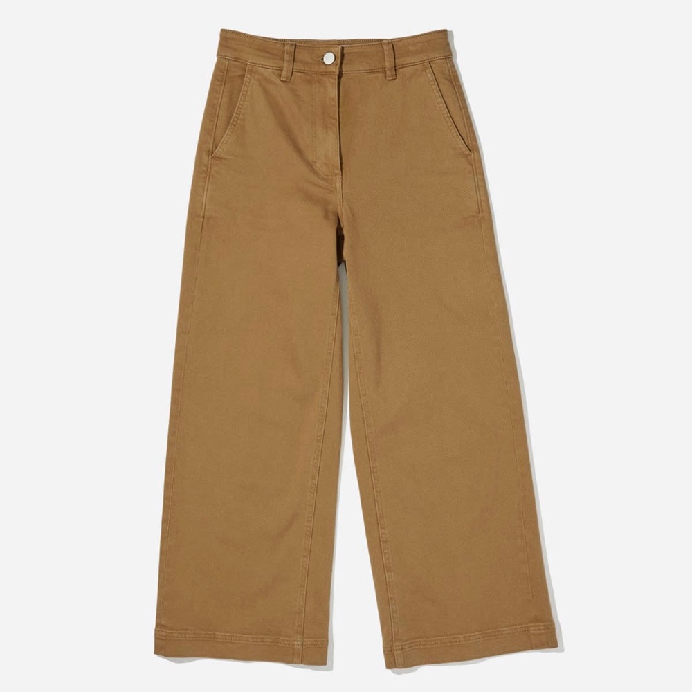everlane wide leg crop pant